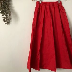 Everlane Clean Cotton Pull On Skirt